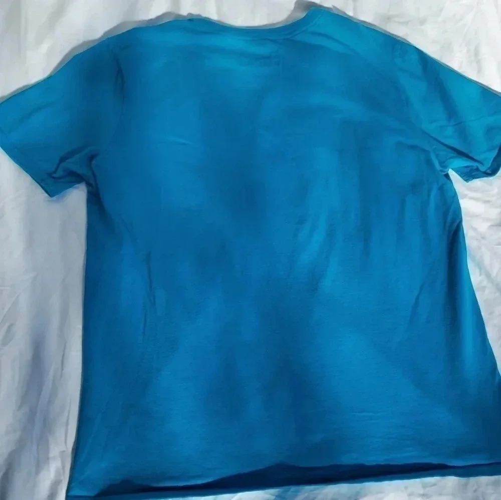 The Nike Tee Large Aqua Color Large Mens T- Shirt - Picture 2 of 6